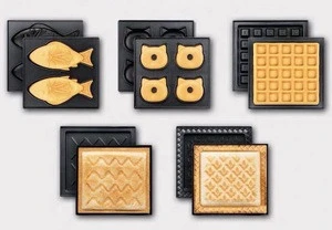 Detachable plate  mini single  multi-function sandwich maker waffle  maker CE,ROHS,LFGB