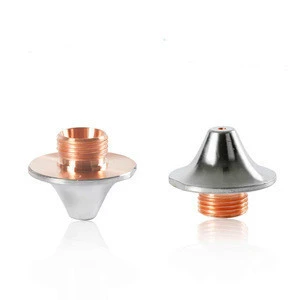 Dia 28mm*22mm Single/Double layer Chrome Plating AMADA laser nozzle for Laser equipment spare parts