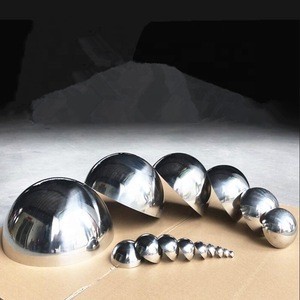 Diameter 800mm 900mm 1000mm half hollow stainless steel ball hemispheres for sale