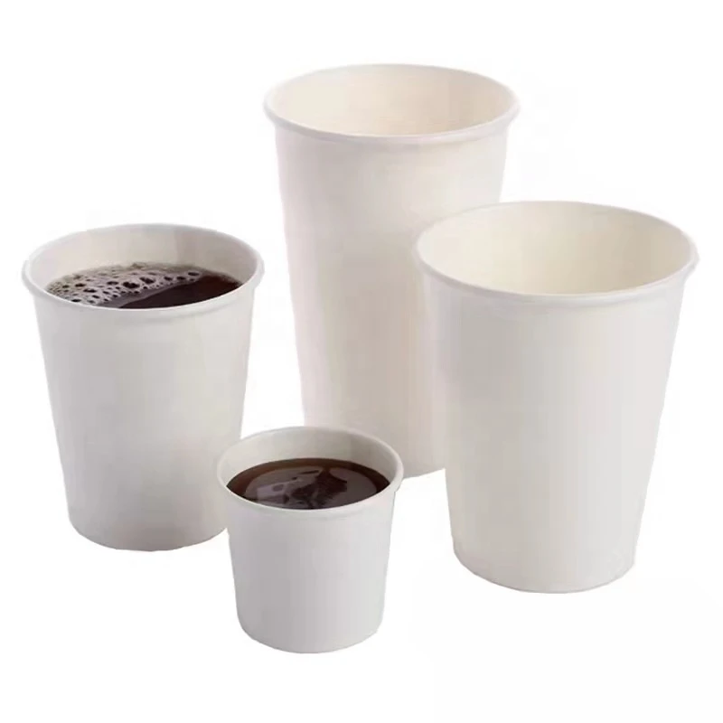Buy Different Size White No Printing Hot Drink Paper Cup from Anqing ...