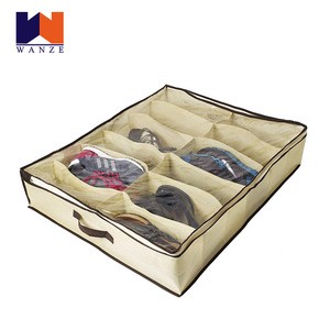 Different types square car trunk shoe plastic storage organizer