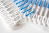 Disposable eco friendly rubber interdental brush