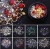 Import DIY 3d decal gold silver crystal nail art designs rhinestone decoration sticker from China
