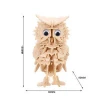 DIY 3D wooden toy owl Models for school supplies Promotion Craft Educational Toy Pre-School Teaching material