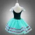 Import DL044 Blue velvet children dance dress girls ballet tutu skirt wholesale stage performance costume dance wear girls from China