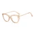 Import DOISYER  Oem brand designer ladies tr90 clear women retro anti blue light transparent cat eye glasses from China