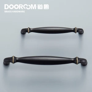 Dooroom Brass Furniture Handles Wardrobe Dresser Cupboard Shoe Box Cabinet Drawer Pulls New Classic Pastoral European Knobs