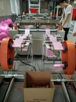 Double channel  automatic  coreless roll garbage bag making machine