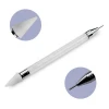 Double Heads Wax Nail Art Picker Pencil Manicure Tool Drill Nail Art Dotting Pen
