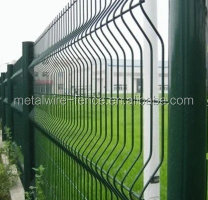 Double Wire Fencing/Perimeter Security Fencing /Galvanized and PVC Coated Double Wire Mesh Fence