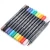 Import dual tip high quality non-toxic basic-water black barrels marker and water color brush pen from China