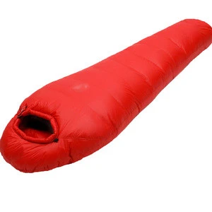 Duck Down Fluffy Emergency Waterproof Ultra Light Camping Sleeping Bag 800 Fill Thermal Cold Weather