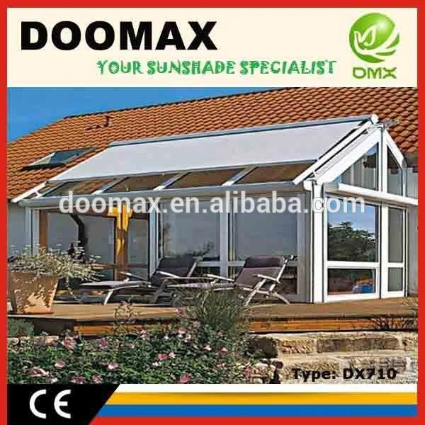 #DX710 Retractable Metal Roof Pergola Awning systems
