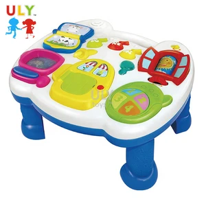 Early intelligence kids learning study table toys music educational toy