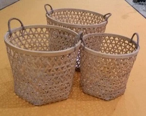 Eco-friendly handmade bamboo basket