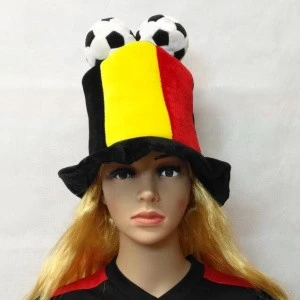 EK 2020 Belgium football hat football fans cap with soccer ball on the top