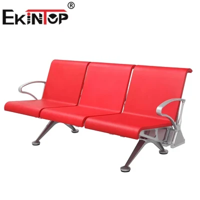 Ekintop Luxury Reception Chairs Leather Airport Waiting Chairs