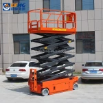 electric hydraulic scissor lifting elevator mobile scissor man lift table