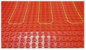 electric underfloor central heating mat kit system with cable thermostat insulation board