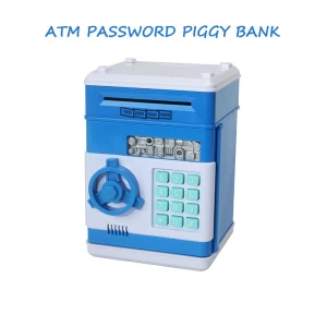 Electronic Piggy Bank Safe Money Box Tirelire For Children Digital Coins Cash Saving Safe Deposit ATM Machine Birthday Gift Kids