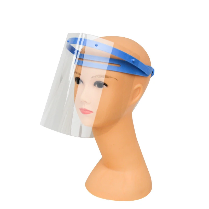 EN 166 Protective Detachable Faceshield Plastic Clear Face Shield Shield Anti Fogging Reusable Face Shield