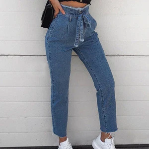 Enquiries For Free Samples Jeans Wholesale China Plus Size Women Jeans Pants Custom Denim Skinny Ladies Women Jeans