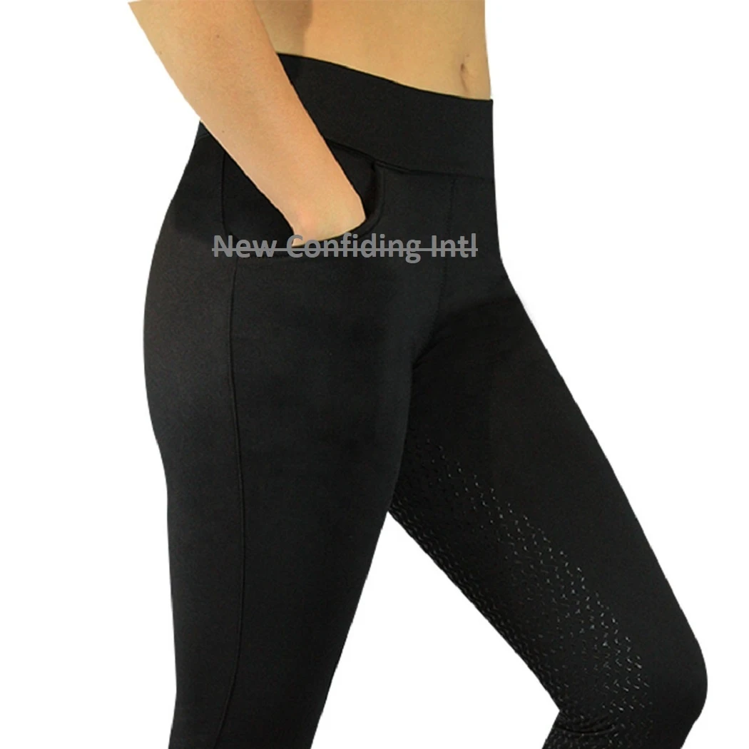 Equestrian horse riding silicon legging and breeches with pockets And silicon grip horse riding product AM881