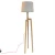 Import essentials natural tripod wooden living room floor stand lamp from China