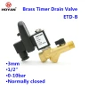 ETD-B 1/2 Inch Electric Automatic Water Drain brass Solenoid Valve With Timer
