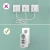 Import Eu Standard Socket Power Plugs Sockets 250V Power Wall Charger 3USB Type C Port High Temperature Resistant Power Converter from China