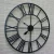 Import European retro metal simple creative Roman clock wall decoration clock from China