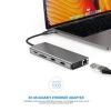 Extension Cable Multiple Port Dock 3.1 USB C Hub Displayport Adapter Docking Station Charger Hub Laptop 12 in 1 Usb C Hub