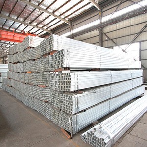 Factory 12 meter/ gi square structural steel pipe / galvanized square rectangle steel pipe and tubes q345
