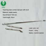 Factory Custom Cheap Teaching Tools Promotional Metal Laser Light Pen Pointer With Logo