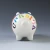 Import Factory direct creative pig shaped printing ceramic money box from China