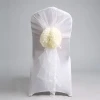 Factory direct supply custom design pageant organza chair sashes