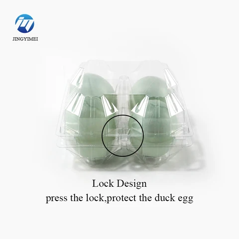 Buy 10 Holes Ducks Egg Cartons Plastic Egg Boxes Transparent Egg
