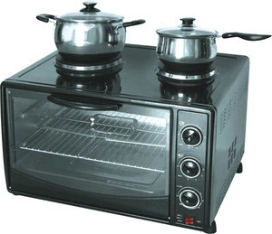 factory hot sale!! good quality and competitiveprice electric oven with double hot plates