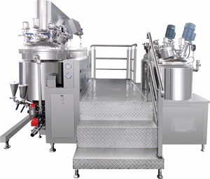 factory New price complete set vacuum emulsifying mixer homogenizer machine for cream, cosmetic ointment and skin lotion