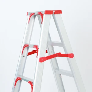 Factory new product aluminum alloy round joint herringbone ladder unique design step ladder