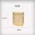 Import Factory New Style Luxurious Kitchens Bathroom Bedroom Office Golden Trash Can from China