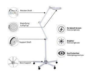 Factory Price 5X Magnifier Lamp For Beauty Salon