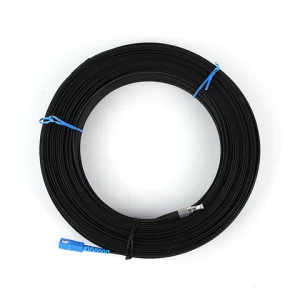 Factory price wholesale outdoor 1 core self supporting fiber optic drop cable