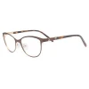 Factory Sale Luxury New Glasses Frames Optical Eyeglasses Metal Tr Eyewear