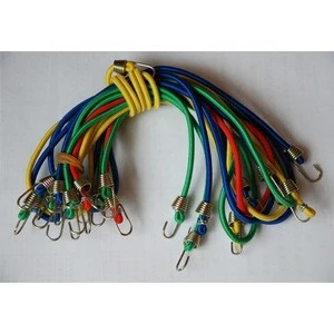 factory supply 8MM rubber color sport bungee cord and elastic rope