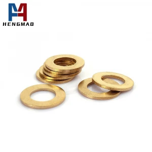 Factory Supply Customized Different Size Brass Flat Washer
