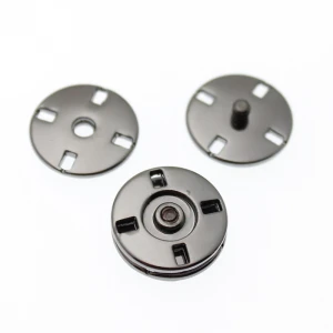 Factory supply fashion custom embossed  snap buttons with 2 parts  zinc alloy press buttons