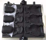 Factory waffle ice cream cone wholesale 220v /commercial fish taiyaki machine