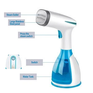 Factory Wholesale 110/220V 1100-1500W Electric Portable Travel Handy Hand Held Handheld Mini Travel Garment Clothes Steamer