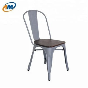 Factory wholesale Industrial Bistro Cafe Hotel Metal Frame Dining Chair, Dining Chair Metal